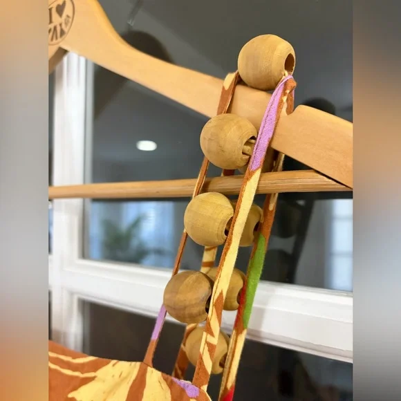 FARM RIO Embellished Cutout Printed Cotton-poplin Midi Dress - Size M - Picture 6 of 11